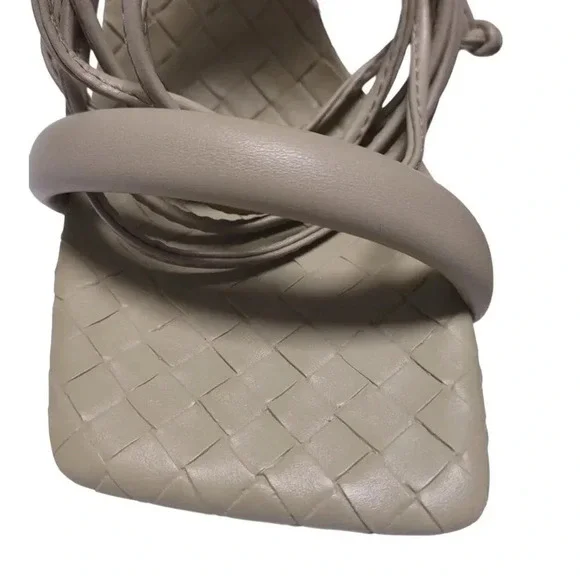 Simmi London Heels Strappy Lace up Heels Seagreen Light Green Size 8 - Picture 11 of 11